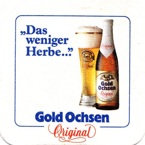 ulm ul-bw gold ochsen original 3a (185-das weniger) 